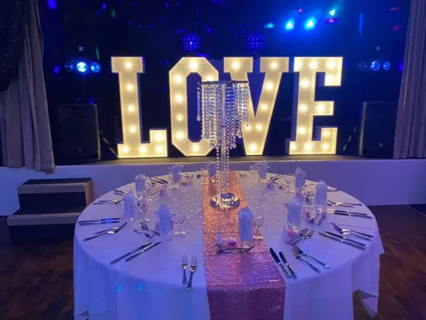 Wedding Table Setup