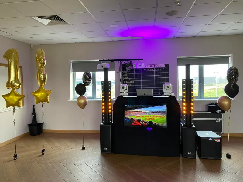 Birthday Party DJ Setup